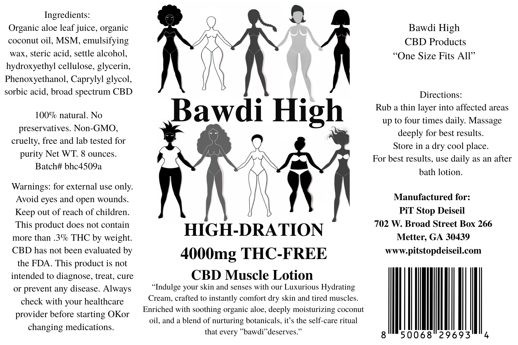 Lavender High-Dration Lotion 4oz