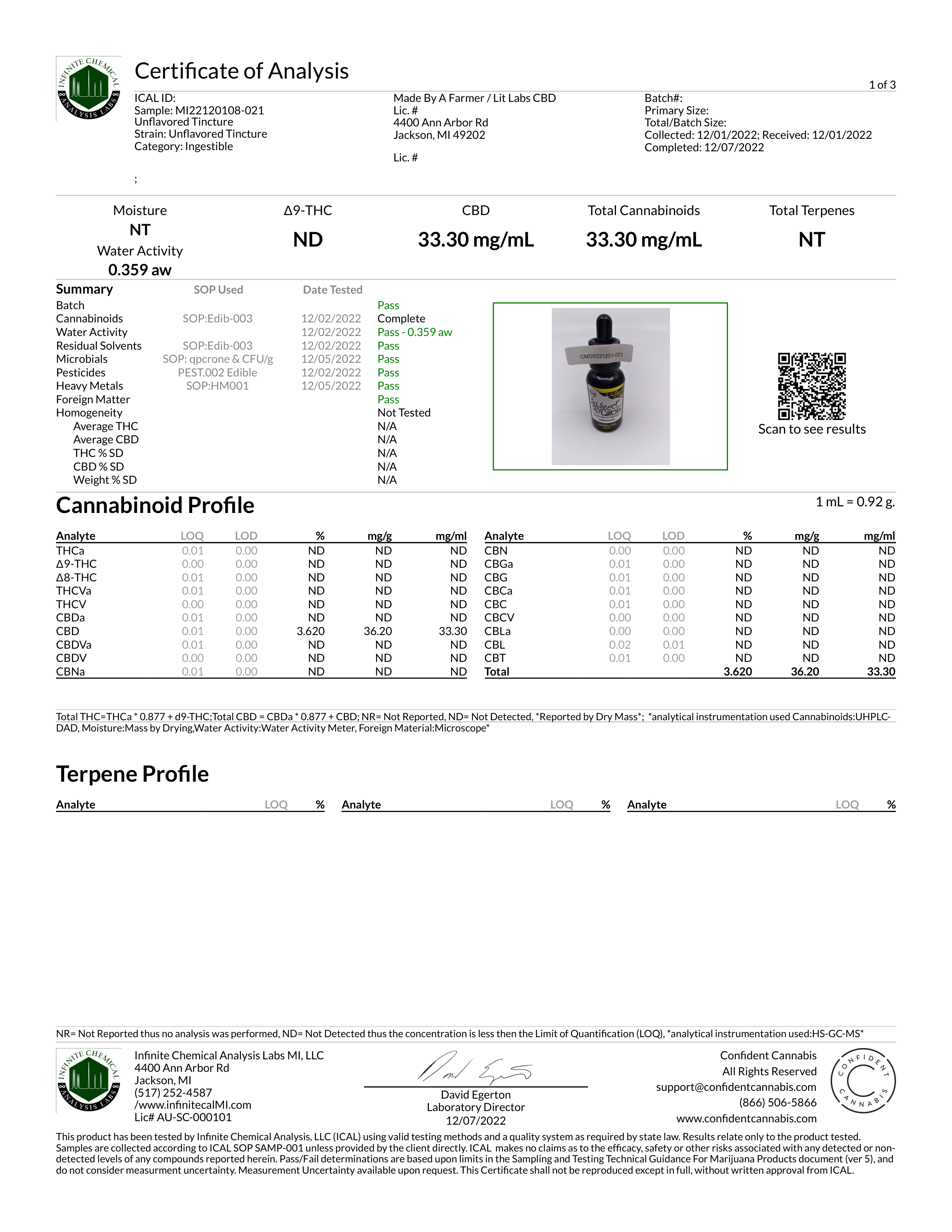 BLV All Natural Deodorant 560mg 2oz